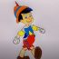 Pinocchio Drawing with color Pencil || How To Draw Pinocchio