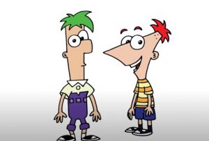 phineas and ferb how to draw