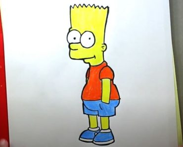 Bart Simpson Drawing Step by Step Tutorial