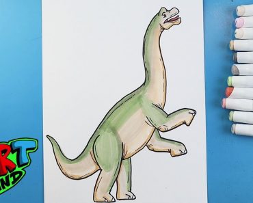 Brachiosaurus Drawing Step by Step Tutorial