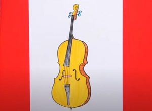 How To Draw A Cello