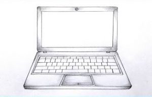 How To Draw A Laptop