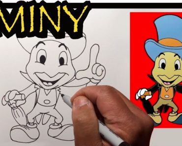 How To Draw Jiminy Cricket Step by Step