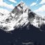How To Draw Mount Everest Step by Step