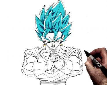 How To Draw Vegito Step by Step || Dragon ball Z