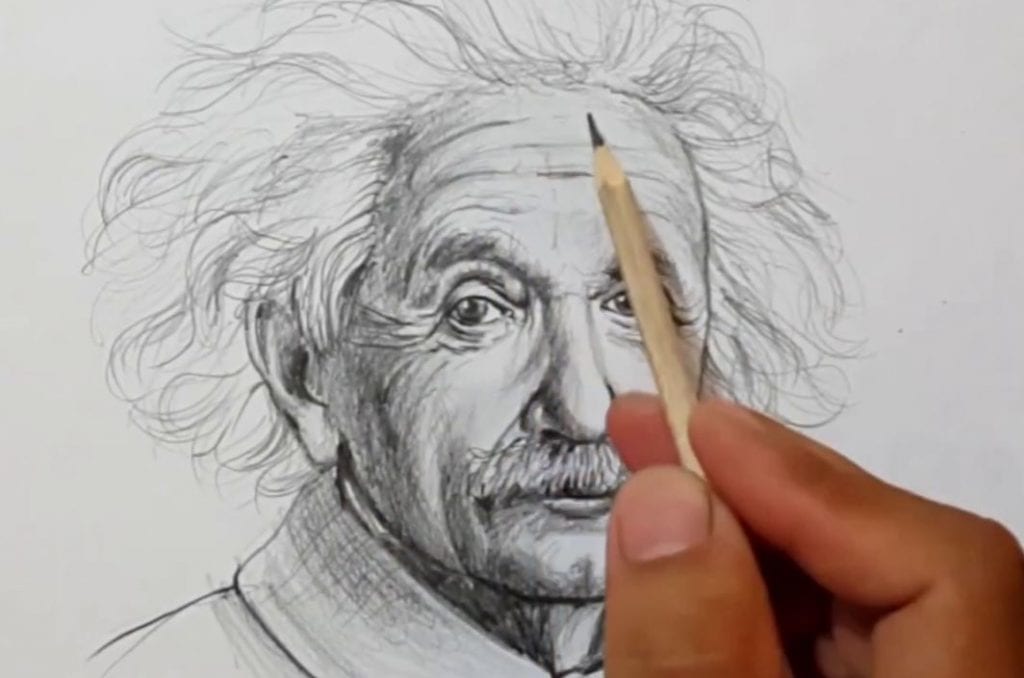 How to Draw Albert Einstein