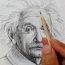 How to Draw Albert Einstein Step by Step