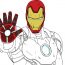 Iron Man Drawing Step by Step Tutorial