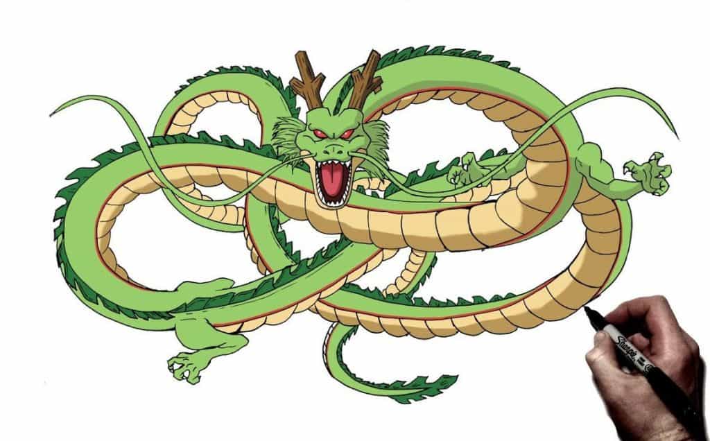 How to Draw Shenron From Dragon Ball Z