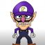 How to Draw Waluigi from Super Mario