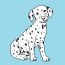 How to draw a Dalmatian Dog Step by Step Tutorial