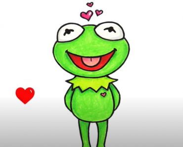 Kermit The Frog Drawing easy Step by Step