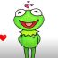 Kermit The Frog Drawing easy Step by Step