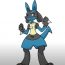 Lucario Pokemon Drawing Step by Step Tutorial