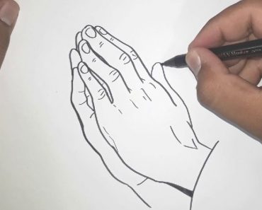 Praying Hands Drawing Step by Step Tutorial