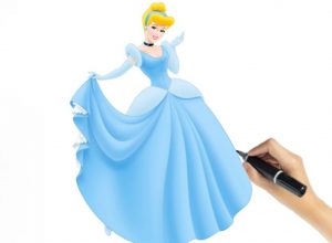 Princess Cinderella Drawing