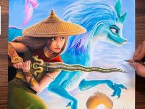 Raya and the Last Dragon Drawing