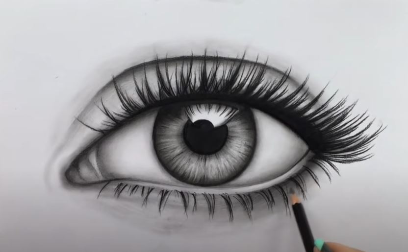 Ahnaf Reza - Hyper Realistic Eye Sketch-anthinhphatland.vn