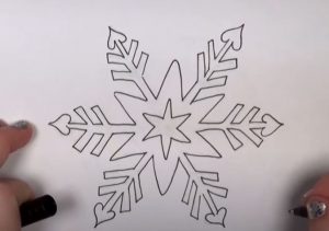 Snowflake Drawing