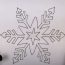 Snowflake Drawing Step by Step Tutorial