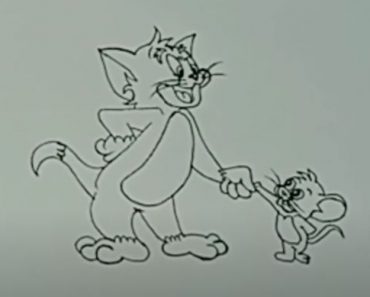 Tom and Jerry Drawing Step by Step Tutorial