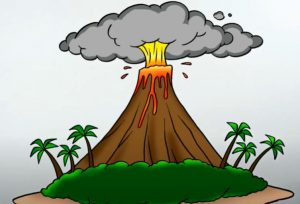 Volcanoe Drawing