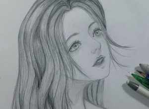 Beautiful Girl Drawing