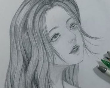 Beautiful Girl Drawing Step by Step: Tutorial