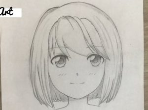 Easy anime girl Drawing so cute
