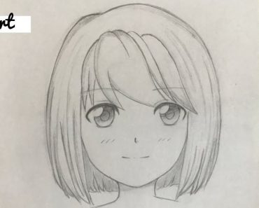 Easy anime girl Drawing so cute Step by Step