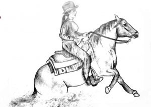 How To Draw A Girl Riding A Horse