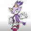 How To Draw Blaze the Cat from Sonic the Hedgehog
