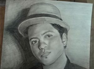 How To Draw Bruno Mars
