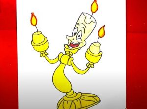 How To Draw Lumiere from Beauty and the Beast