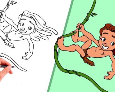 How To Draw Tarzan Step by Step