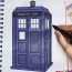How To Draw The Tardis Step by Step