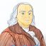 How to Draw Benjamin Franklin Step by Step