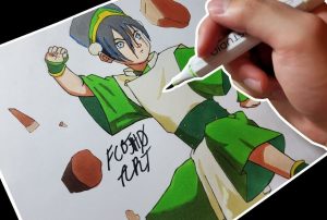 How to Draw Toph from Avatar