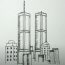 How to Draw the Twin Towers Step by Step