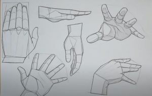 Anime Hands Drawing