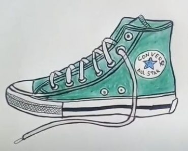 How To Draw Converse Shoes Step by Step