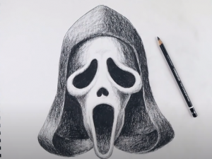 How To Draw Ghostface