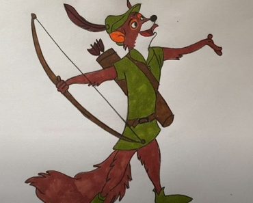 How To Draw Robin Hood – Robinhood the cartoon Fox