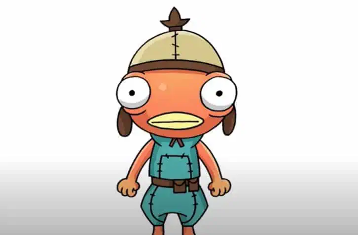 How to Draw Fishstick From Fortnite