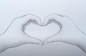 How to Draw Heart Hands