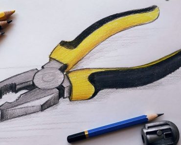 How to Draw Pliers Easy for Beginners