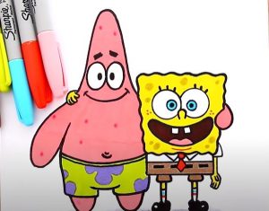 How to Draw SpongeBob and Patrick