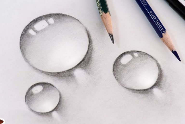 How to Draw Water Drops Step by Step