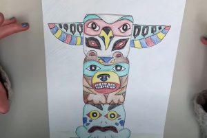 How to Draw a Totem Pole