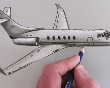 How to Draw an Airplane Step by Step